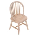 thumbnail image 2 of Silla De Casa De Muñecas, Silla De Madera De Casa De Muñecas, Escala 1:12, Abedul, Regalo Ideal Para Decoración, 2 of 7