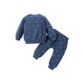 thumbnail image 2 of FOCUSNORM Ensembles de Pantalons 2 Pcs pour Garçons Tout-Petits Sweat à Manches Longues et Pantalons à Cordon, 2 of 9