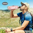 thumbnail image 6 of Yayeee 20oz Insulated Water Bottle Double Wall Stainless Steel with Flip Straw Lid, White Gingerbread Houses, 6 of 7