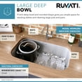 thumbnail image 5 of Ruvati RVM4250 30 in. Undermount 16 Gauge Stainless Steel Kitchen Sink Single Bowl, 5 of 7