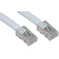 thumbnail image 2 of CableWholesale 14 Foot Cat6 White Ethernet Patch Cable, Bootless, 24AWG Network Cable with RJ45 Gold Plated Connector, 4 Pair Stranded Pure Copper, Unshielded Twisted Pair (UTP) Internet Patch Cable, 2 of 2