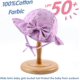 thumbnail image 3 of Bow Baby Girls Summer Hat Flower Toddler Girls Sun Hat Cotton Breathable Infant Hat, 3 of 5