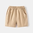 thumbnail image 4 of LYMAYTER Kids Baby Boys Summer 2pcs Outfit Short-Sleeved Colorblocking T-Shirt Tops + Cotton Shorts Set for 1-8 Years, 4 of 9
