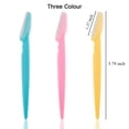 thumbnail image 2 of Facial Razors for Women 30 Pieces, Eyebrow Razor Trimmer Shaper Shaver with Precision Cover for Men Girls, with Box Package, 3 Colors, 2 of 10