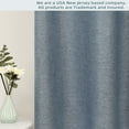 thumbnail image 7 of DriftAway Pinch Pleat Blackout Curtains 96 Inches Long 2 Panels Set Faux Linen Textured Curtains for Bedroom Living Room Thermal Insulated Privacy Back Tab Window Drapes 52x96 Dusty Blue, 7 of 7