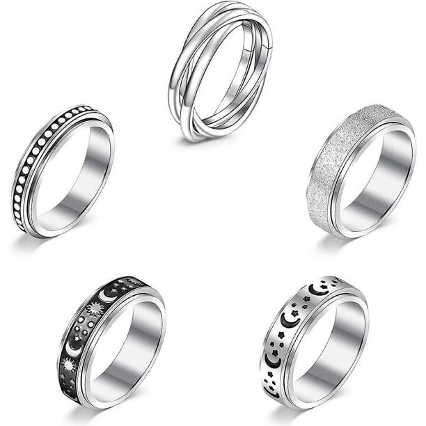 Anxiety Ring for Women Spinner Ring for Anxiety Fidget Anxiety Ring Fidget Ring Spinner Ring for Anxiety Stress Ring