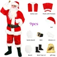 thumbnail image 3 of Disfraz de Papá Noel de piel verde para Navidad y Año Nuevo, disfraz de Papá Noel, ropa familiar, atuendo divertido para Navidad, conjunto para fiesta de carnaval de Año Nuevo, 3 of 5
