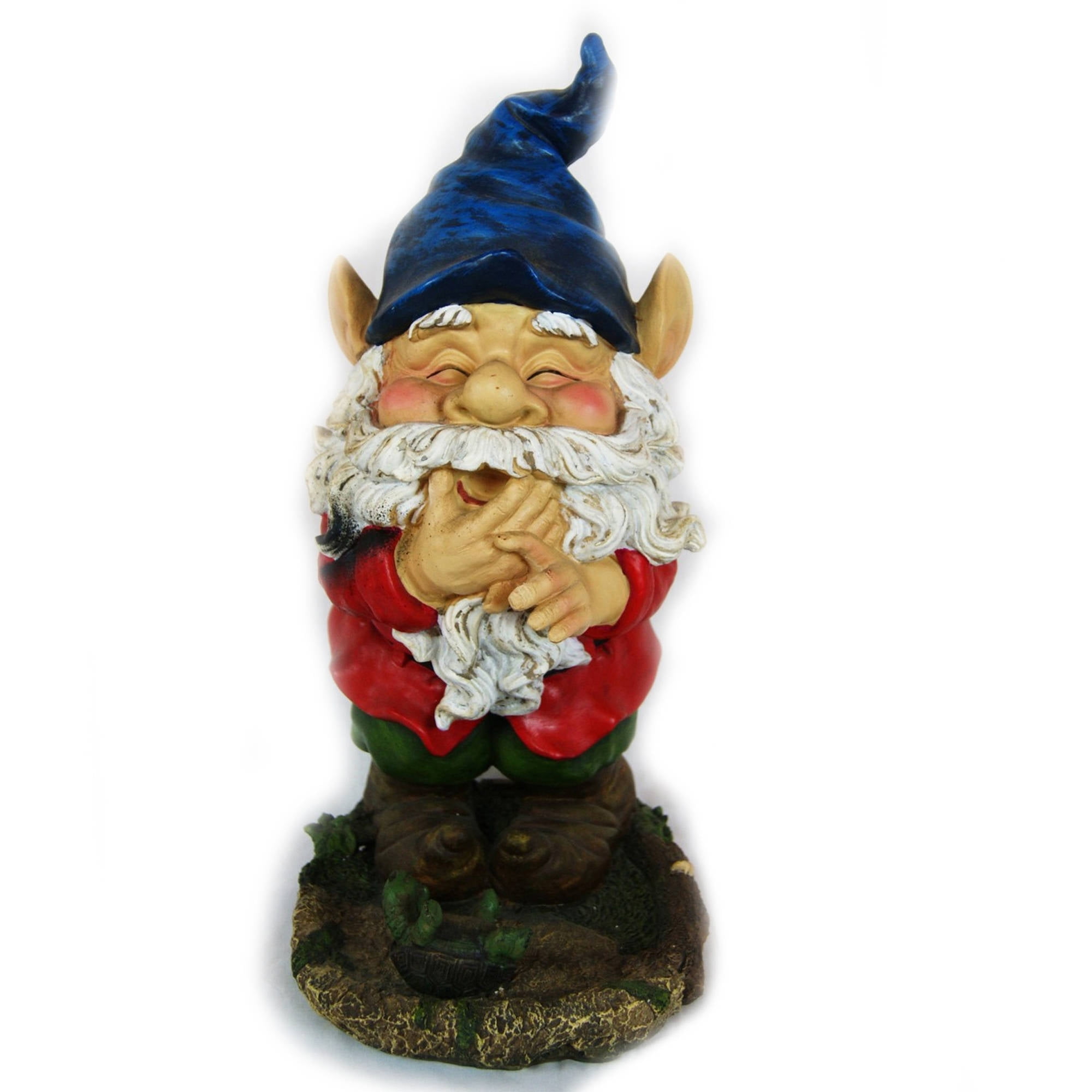 Smiling Gnome Statuary by Alpine Corp
