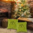 thumbnail image 2 of Grinch 2 Pack Pillow Set, Green Furry Design with Grinch Face by Ruz, 2 of 5