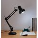 thumbnail image 3 of Lámpara de Escritorio, Luz de Lectura con Brazo Oscilante de Metal, Base o Abrazadera Intercambiable, Lámpara de Mesa de Clásica con Clip de Arquitecto, Junta Múltiple, Brazo Ajustable (Negro) Zefei Wu  9024735068549, 3 of 5