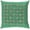 Ivory, Green / Manunda, variant on Boutique Rugs Tiwi Throw Pillow