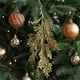 thumbnail image 1 of Adornos colgantes de ratán para árbol de Navidad, con lentejuelas adhesivas y purpurina dorada, ramas de árboles frutales, borlas y flores largas de Lisbinx., 1 of 7