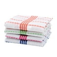 thumbnail image 2 of 4-Pack Waffle Weave Dish Cloths, 13.7x13.7 Inch Absorbent Cotton Dish Towels for Washing Dishes, Kitchen Cleaning Rags & Scrubbing Cloths, 2 of 9