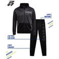 thumbnail image 4 of Pro Athlete Boys Tracksuit Set - 2 Piece Tricot Mock Neck Sweatshirt and Joggers Track Pants (8-12), 4 of 7