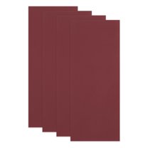 Unique Bargains 4 Pcs Waterproof Tent Self-Adhesive Repair Patches for Outdoors Polyester Fiber Nylon Dark Red