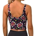thumbnail image 4 of Uemuo Ladybug Pattern Women's Sports Bra - High Impact Support, Breathable, and Comfortable Athletic Bra for Running, Yoga, and Workouts, 4 of 9