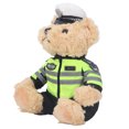 thumbnail image 4 of Juguete de oso de oficial oso de peluche de oficial suave juguete de peluche para dormir compañero reconfortante forma de dibujos animados peluda algodón PP para niños para ANGGREK  Otros, 4 of 7