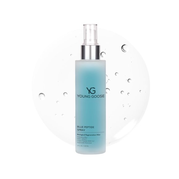 Bruma Facial Young Goose 120 ml con Péptidos y Azul de Metileno