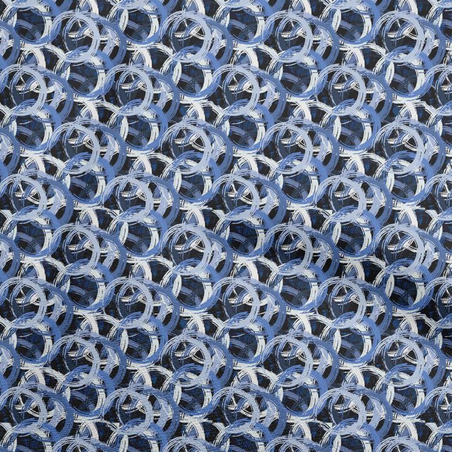 oneOone Cotton Flex Medium Blue Fabric Abstracts Craft Projects Decor Fabric Printed By The Yard 40 Inch Wide