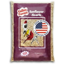 Valley Farms Sunflower Hearts Wild Bird Food (4LBS)