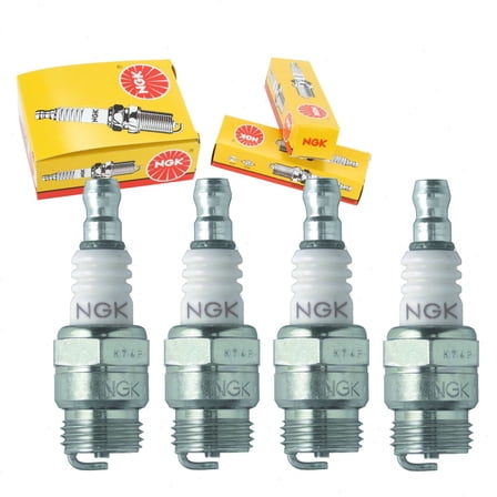 4 pc NGK 6421 Standard Spark Plugs for 2954 5851 5851S 6030 6041 7539 77-316 851 851C 851ECO 851EZ AF3NX CS41T DJ6J HS5E N7C N7RC T22M-U WA22M WA22M-U XST2954 XST2954DP Ignition Wire Secondary