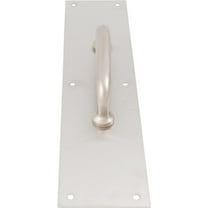 Pull Plate, 3-1/2" x 15", Satin Stainless Steel by Stone Harbor Hardware