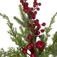 thumbnail image 3 of Northlight Iced Red Berries and Mini Apples Frosted Artificial Christmas Branch Spray - 20", 3 of 3