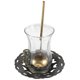 thumbnail image 1 of Glass Coffee Cup for Tea Making with Spoon 1Set Clear Design, 1 of 5