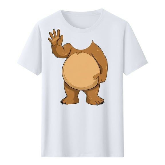 Busydd Womens Fall Tops Fashion Funny Graphic Tees for Women Casual Comfortable Round Neck Cotton T Shirts for Women Lightweight Short Sleeve Going Out Tops S