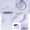 thumbnail image 4 of Fiber Optic Light Up Baseball Cap LED Hat with 7 Colorful Luminous, 4 of 11