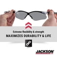 thumbnail image 3 of Lentes de Seguridad Jackson Safety SG Paquete de 12 con Lente Ahumado, 3 of 9