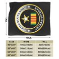 thumbnail image 3 of Manta de franela de veterano de guerra de Vietnam, elegante edredón para una siesta, edredón de invierno para las cuatro estaciones, antimicrobiano, con control de olores, ligero y antiestático,, 3 of 5