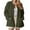 Army Green, variant on WMTBSRSW Fuzzy Fleece Cardigan Jackets for Women Soft Casual Plush Sherpa Open Front Coat Fall Winter Long Sleeve Jackets with Pockets Black Medium