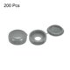 thumbnail image 3 of 200uds 6mm Unique Bargains Bisagras Tornillo Cubierta Tapas Plástico Plegable para M4 M5 M6 Gris, 3 of 5