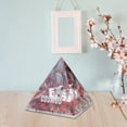 thumbnail image 4 of KLKCMS Pyramid Quicksand Pen Holder Office Desk Ornaments Dynamic White, 4 of 8