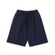 thumbnail image 3 of pstuiky Pantalones cortos para hombre, Pantalones cortos deportivos para correr para hombre, de color liso, informales, lavados, holgados, con bolsillo y cordón en la cintura., 3 of 7