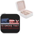 thumbnail image 1 of I'd Smoke That Patriot BBQ Barbeque Cook Chef 3 Jewelry Box,Portable Jewelry Storage Box,Travel Jewelry Case,Small Jewelry Boxes for Ring, Storage Holder Boxes, 1 of 7