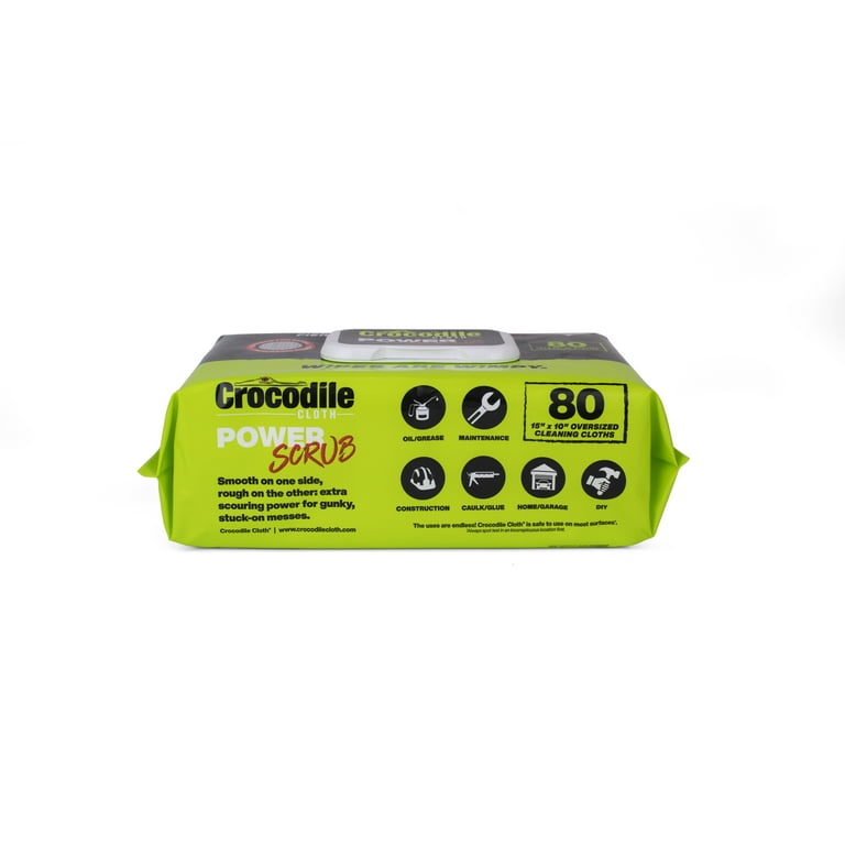 Crocodile Cloth Power Scrub - 80 Pack