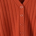 thumbnail image 4 of Erwazi Womens Cardigan Sweaters Button Down Cotton Jacket Coat Solid Casual Long Sleeve V-Neck Outerwear, 4 of 5
