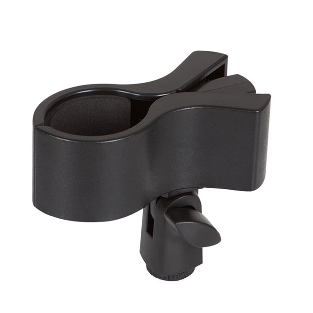 Mosiee 1Pc Large Microphone Clip Clamp Holder With 3/8 Adapter For 3.2-6.8Cm Mic 180° Front And Rear Rotation Mic Clip