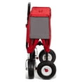 Radio Flyer, 3in1 AllTerrain EZ Fold Wagon with Canopy, Red and Gray