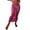 Hot Pink, variant on Womens Pencil Skirts Sheer Side Tie Knit High Waist Midi A Line Skirts Elastic Beach Holiday Vacation Chic Skirts