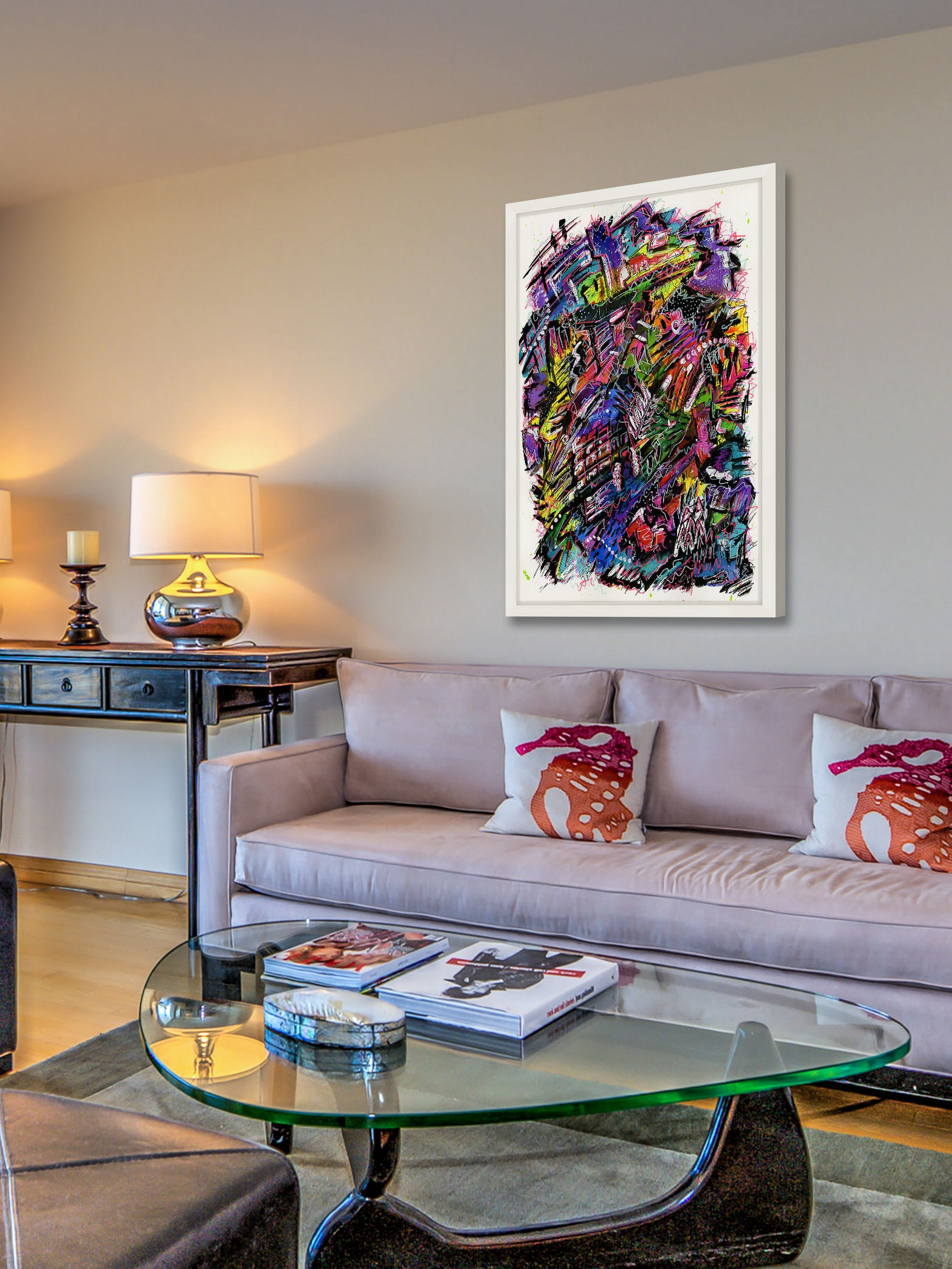 "Wild" Framed Painting Print