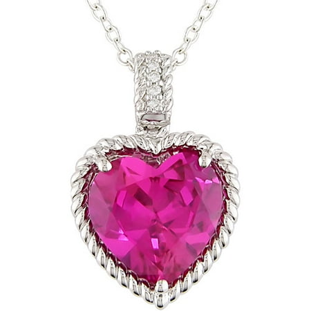 7-1/4 Carat T.g.w. Pink Sapphire With Di