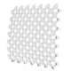 thumbnail image 5 of Juego de alfombrillas entrelazadas antideslizantes para cocina, baño, ducha, piscina, balcón, 6 piezas (20 x 20 cm, blanco), 5 of 10