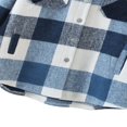 thumbnail image 4 of Womens Plaid Button Down Blouses Coat Thicken Jackets Cardigans Oversize Shirts S, 4 of 6