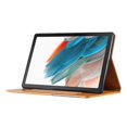 thumbnail image 6 of SaniMore Wallet Case for Samsung Galaxy Tab A8 10.5" 2022 SM-X200/X205, PU Leather Anti-scratch C Anti-slip Strips Flip Stand Full Body Protective Shockproof Busienss Design, Yellow, 6 of 8