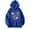 Blue, variant on Elegant V-Neck Hooded Sweatshirt for Everyday Wear and Travel—Relaxed Fit with Long Sleeves Pullover Design Casual Aline Gray S