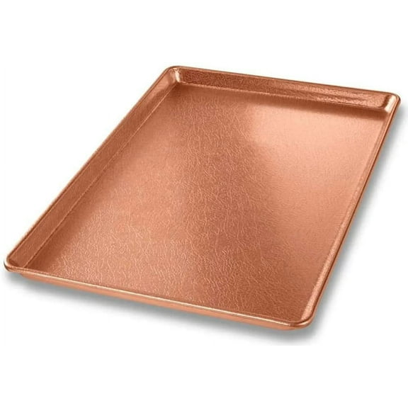 Chicago Metallic 40930 Anodized-Aluminum Gold Display Tray 12 Inch x 18 Inch