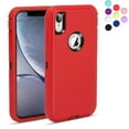 thumbnail image 1 of Entronix Funda Resistente para iPhone XR, Triple Capa a Prueba de Golpes y Protección contra Caídas, Color Rojo, 1 of 9